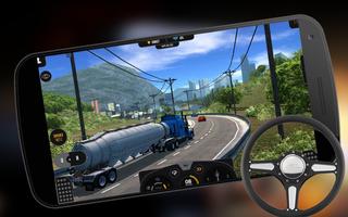 Truck Driver Cargo Uphill Climb Extreme Simulator Ekran Görüntüsü 3