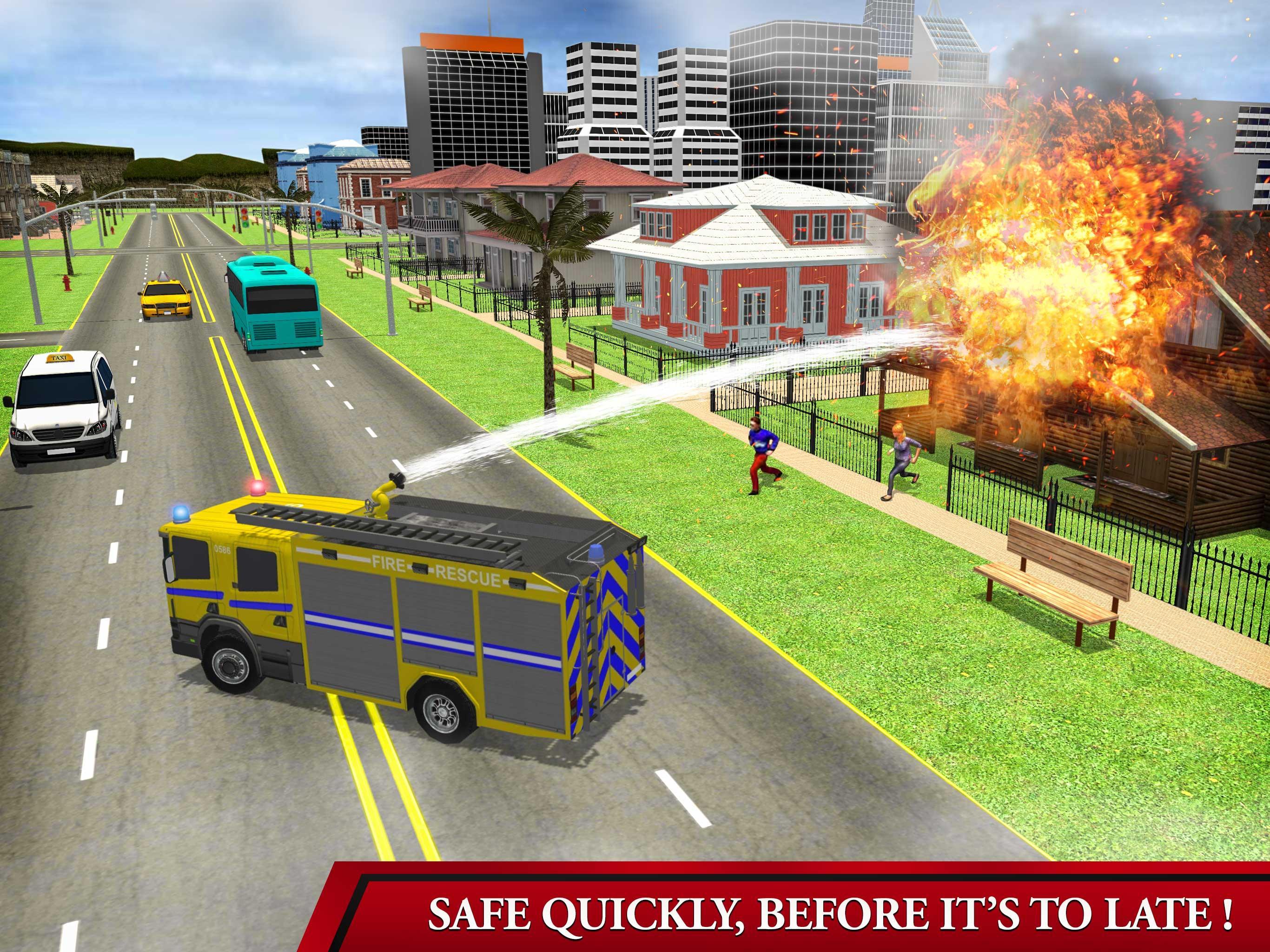 Fire Truck Simulator Emergency Rescue Code 3d For Android Apk Download - roblox firefighter simulator codes