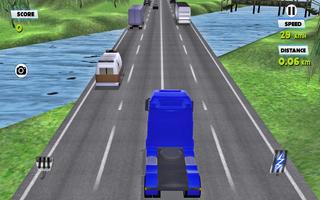 Truck Traffic City Racer Game Cartaz