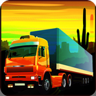 Truck Driver Transpoter Jump icône