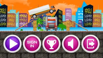 Truck Driver Transpoter Jump poster