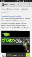 Poster Trucos Plants vs Zombies