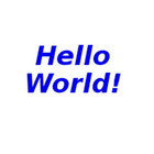 Super Hello World icône