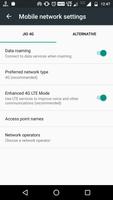 Mobile Network Settings screenshot 1