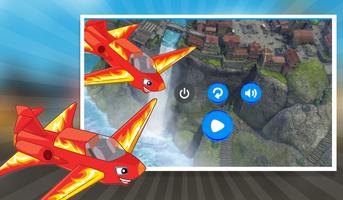 Flappy Blaze Monster Plane Affiche