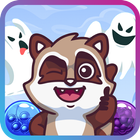 Rescue Bubble: Raccoon - Pop Shooter icône