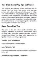 Guide True Skate screenshot 1