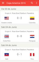 Copa America 2016 Fixture poster