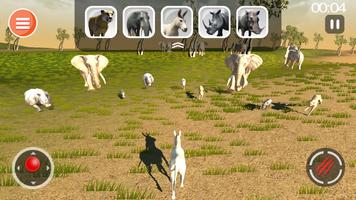 Cheetah Game 3D - Trình mô phỏng Động Thú Safari ảnh chụp màn hình 3