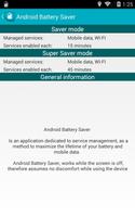 برنامه‌نما Smart Battery Saver عکس از صفحه