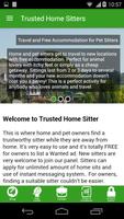 Trusted Home Sitter Cartaz