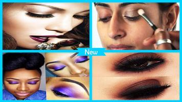 Evening Makeup Dark Skin Plakat