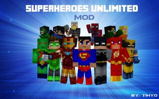 Super Hero Mod For Minecraft Plakat