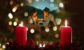 Candle Light Photo Frames ポスター