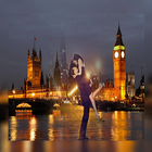 London Night Photo Frame simgesi