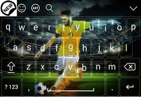 Neymar Keyboard captura de pantalla 1
