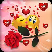 Love Emoji fun پوسٹر