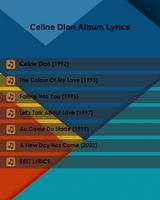 Celine Dion Lyrics स्क्रीनशॉट 1