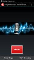Simple Voice Recorder Free Affiche