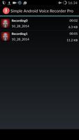 Simple Voice Recorder Free Ekran Görüntüsü 2