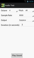 Audio Test imagem de tela 1