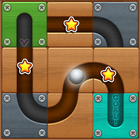 Roll a Ball: Free Puzzle Unlock Wood Block Game icône