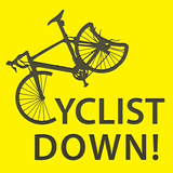 Icona Cyclist Down