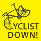 Cyclist Down أيقونة