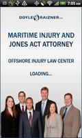 Maritime Injury, Jones Act Law poster