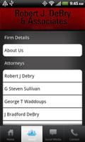 برنامه‌نما Robert J. DeBry-Injury Lawyers عکس از صفحه