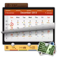 Скачать TSF Calendar Widget APK