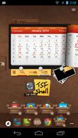 TSF Calendar Widget स्क्रीनशॉट 2