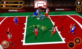 Fanatieke Star Basketbal Mania: Real Dunk Master screenshot 1