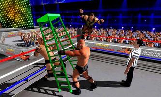 Wrestling Stars Revolution: Cage gratis Death Matc screenshot 3