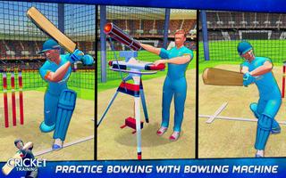 T20 Kricket Ausbildung : Netz Trainieren Kricket Plakat