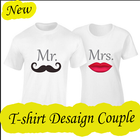 T-shirt Desaign Couple icône