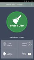 Cleaner - Boost & Clean Pro plakat