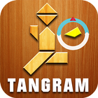 Tangram humanoid icône