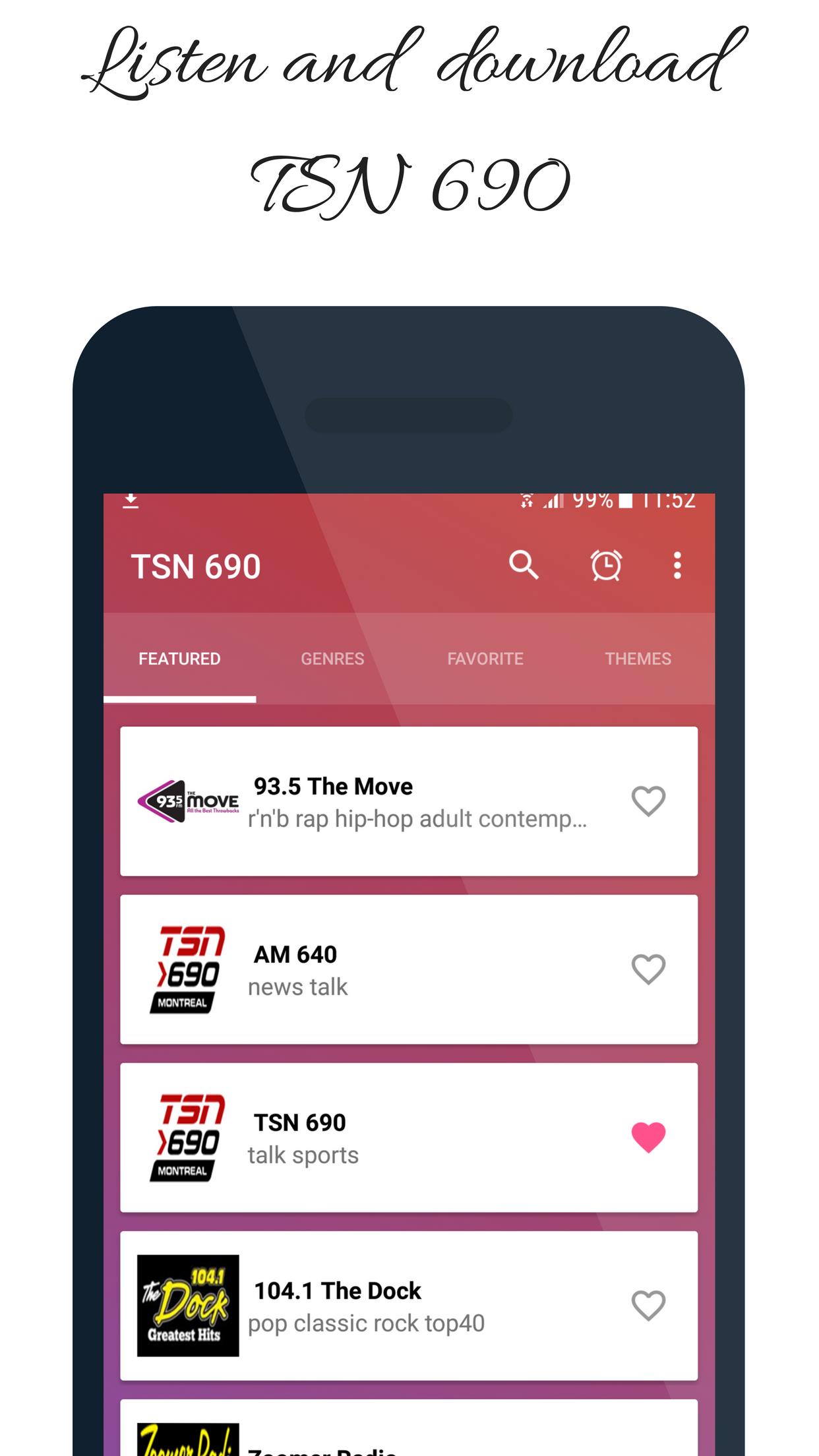 TSN 690 Radio AM Station Montreal Canada APK for Android Download
