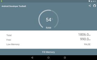 Developer Toolbelt - Fill RAM اسکرین شاٹ 1