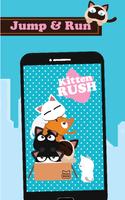 Kitten Rush The Cat Jumper Affiche