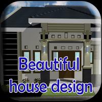Beautiful house design 4D poster