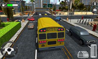 Virtual Kid High School Bus Driving simulator 2018 ảnh chụp màn hình 1