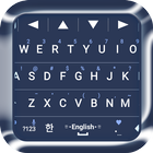 Iron Blue Skin for TS Keyboard biểu tượng