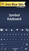 Iron Blue Skin for TS Keyboard ảnh chụp màn hình 2