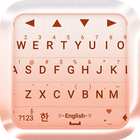 Rose Gold Skin for TS Keyboard biểu tượng