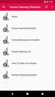 House Cleaning Checklist capture d'écran 1