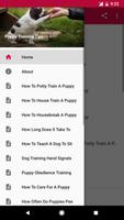 Puppy Training Tips poster