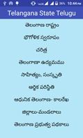 Telangana History Movement pathakalu Telugu book الملصق