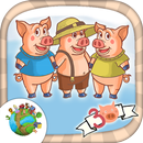 Three Little Pigs Interactive Short Story-APK